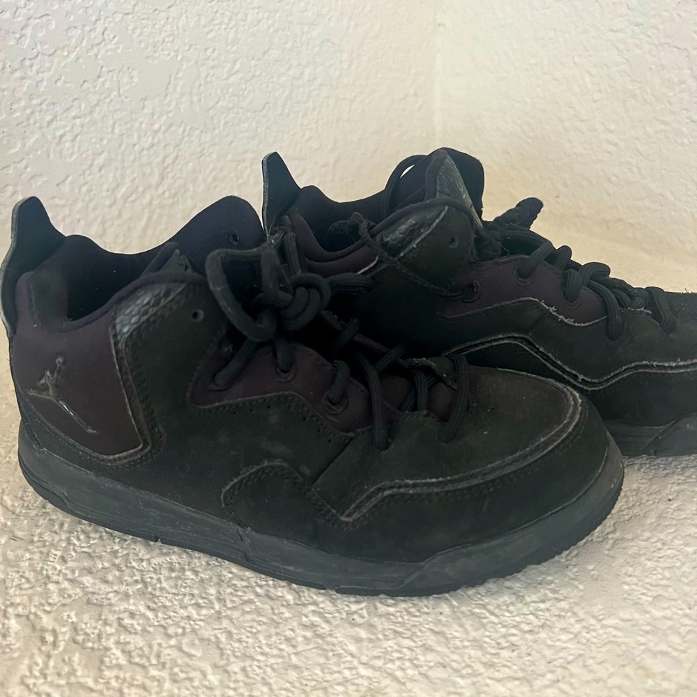 Black Nike Air Jordan Shoes-Toddler size 12.